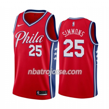 Män Philadelphia 76ers Tröja Ben Simmons 25 2019-20 Nike Statement Edition Swingman